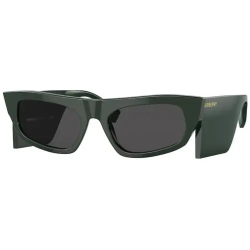 BE 4385 Palmer Green Dark Grey 403887 Size 55 Sunglasses by Burberry