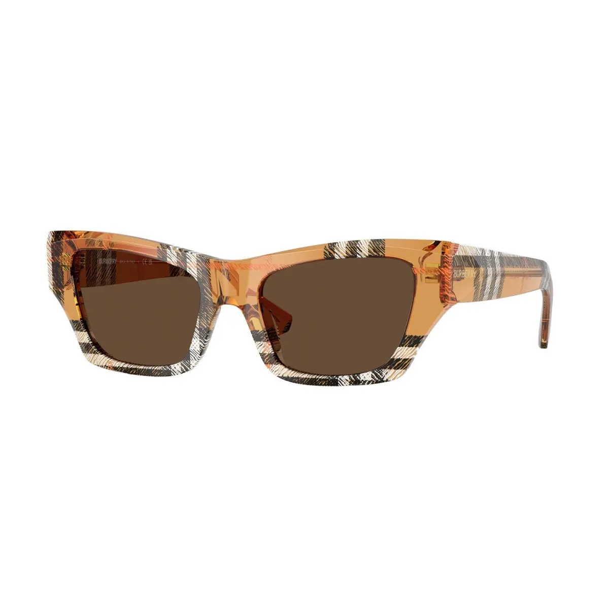 BE 4441 U Check Sand / Dark Brown 414673 Size 52 Sunglasses by Burberry