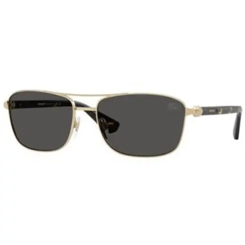 Burberry BE 3163 Light Gold / Dark Grey 110987 Size 60 Sunglasses