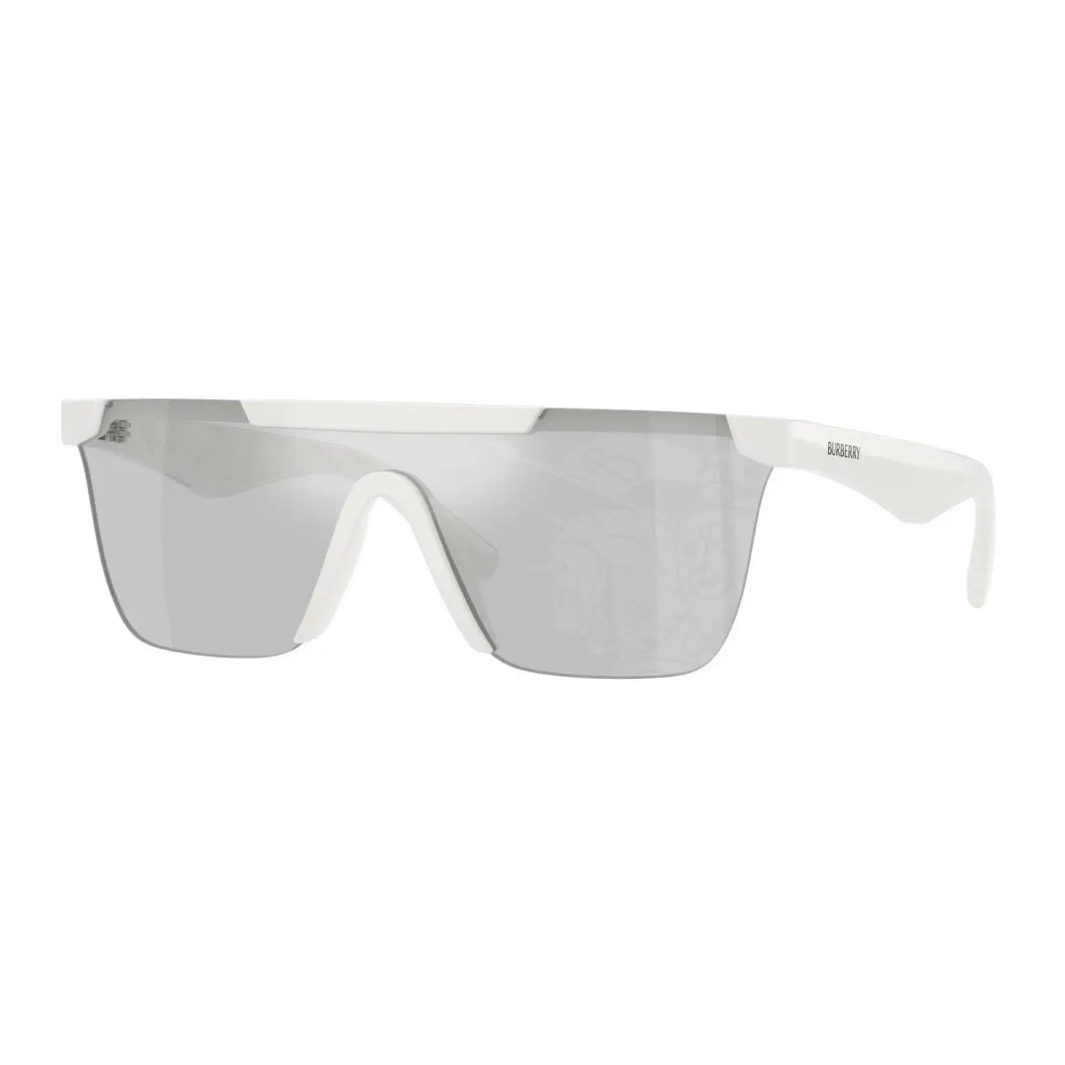 BE 4480 D White / Light Grey Tampo Silver 417269 Size 41 Sunglasses by Burberry