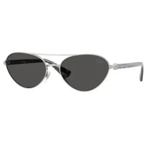 Burberry BE 3165 Silver / Dark Grey Polyamide Standard 100587 Size 58 Sunglasses