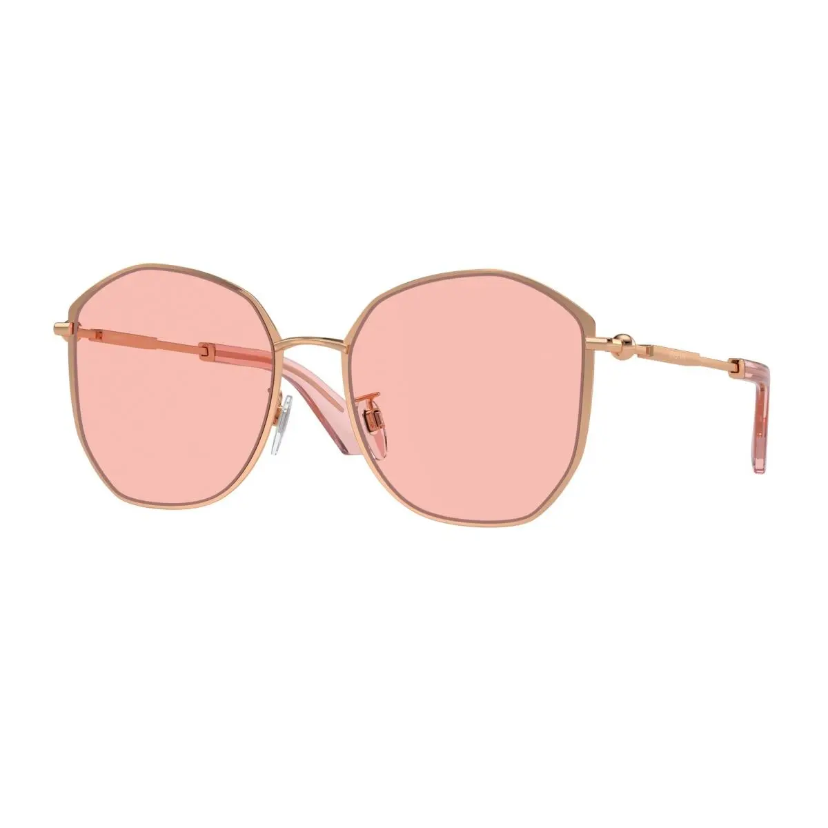 Burberry BE 3153 D Pink Gold/pink 1337/5 Size 57 Sunglasses