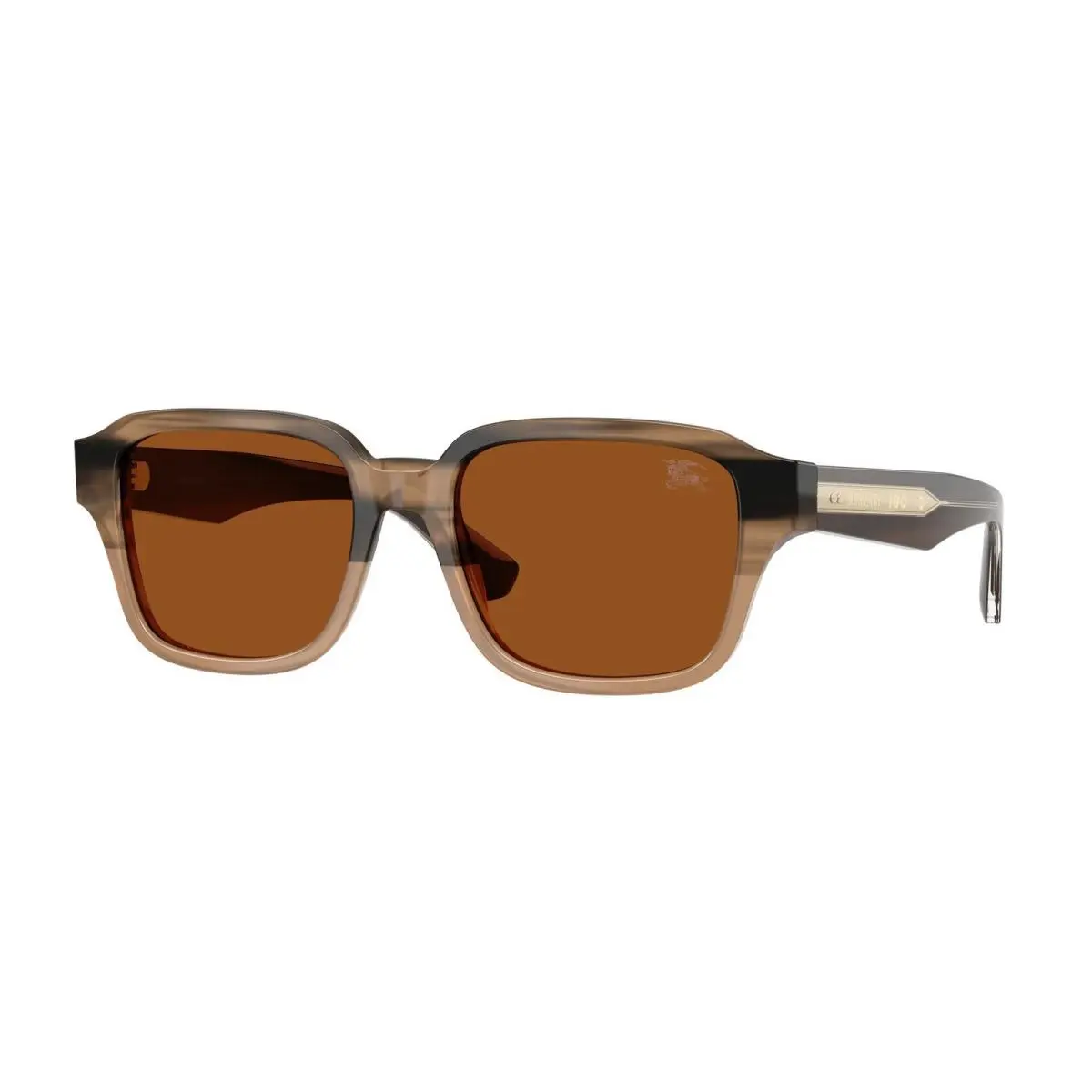 BE 4484 Striped Beige Gradient / Dark Brown 420773 Size 53 Sunglasses by Burberry