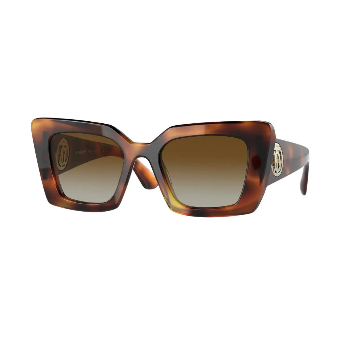 BE 4344 Daisy Light Havana Polar Brown 3316T5 Size 51 Sunglasses by Burberry