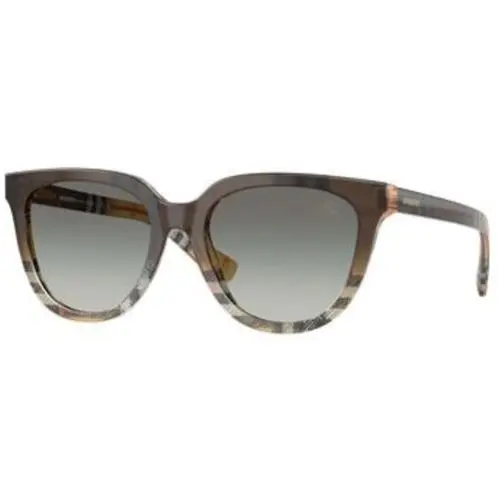 Burberry BE 4469 Check Gradient Sand / Grey 420211 Size 53 Sunglasses