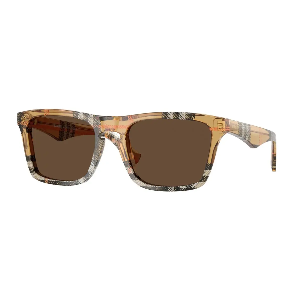 BE 4434 Check Sand / Dark Brown 414673 Size 57 Sunglasses by Burberry
