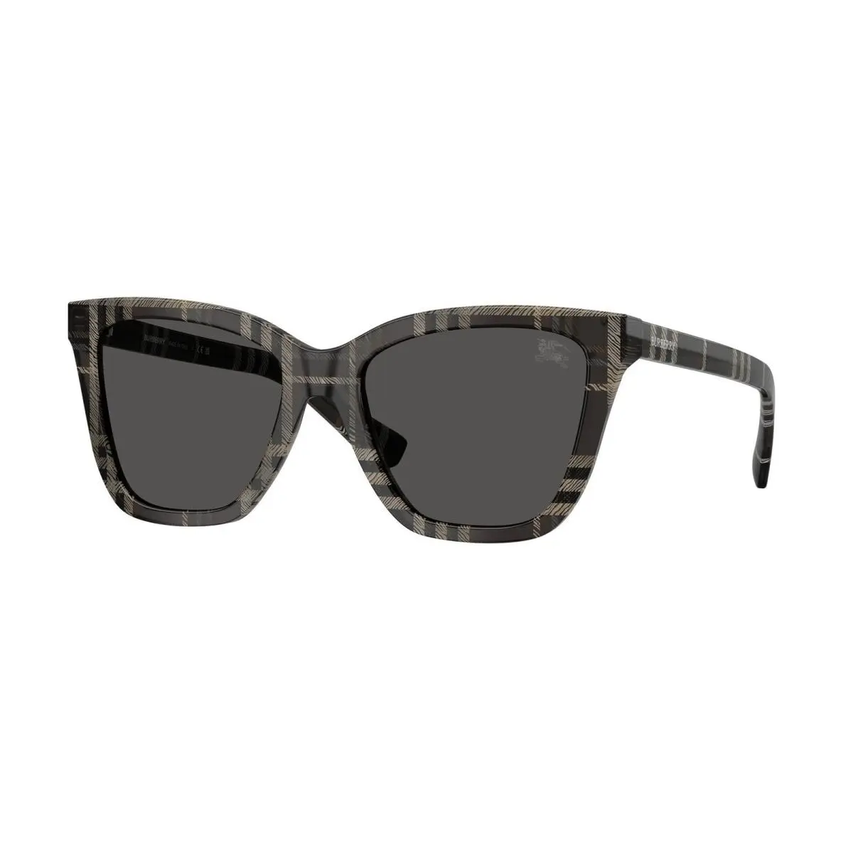 BE 4470 Check Grey / Dark Polyamide Standard 419987 Size 54 Sunglasses by Burberry