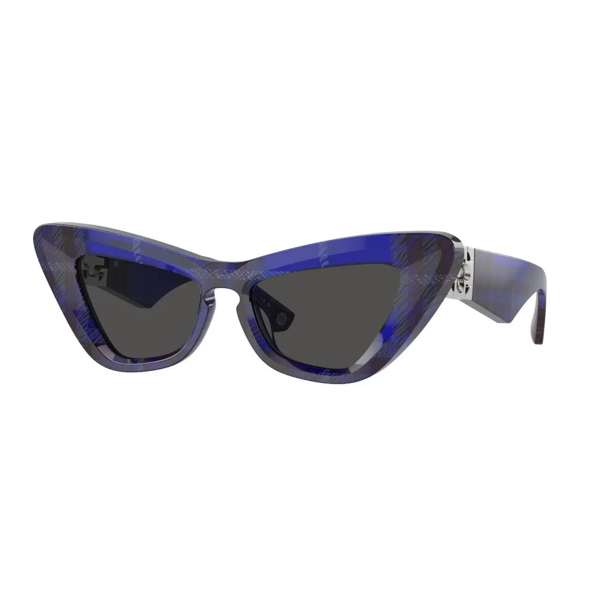 BE 4421 U Check Blue Dark Grey 411487 Size 51 Sunglasses by Burberry