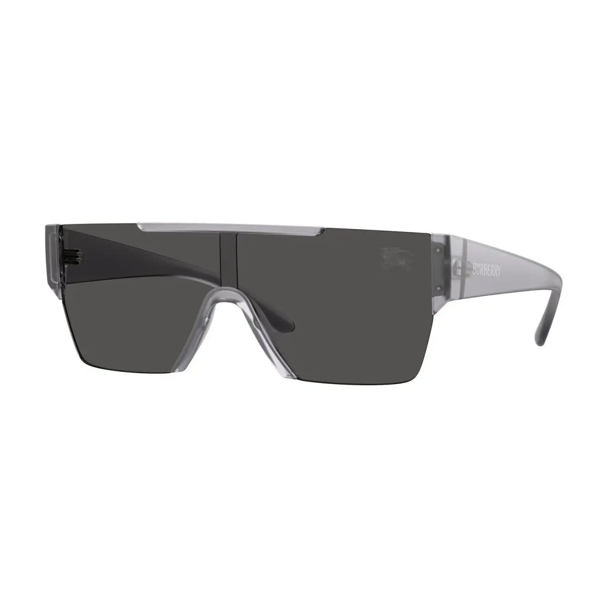 BE 4291 Transparent Matte Grey / Dark 421387 Size 38 Sunglasses by Burberry