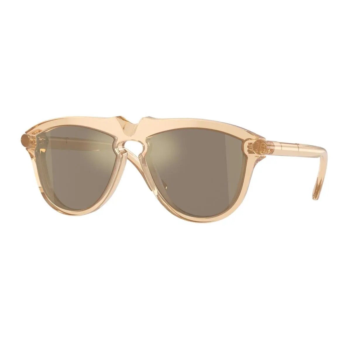 BE 4417 U Brown / Light Mirror Gold 40635A Size 58 Sunglasses by Burberry