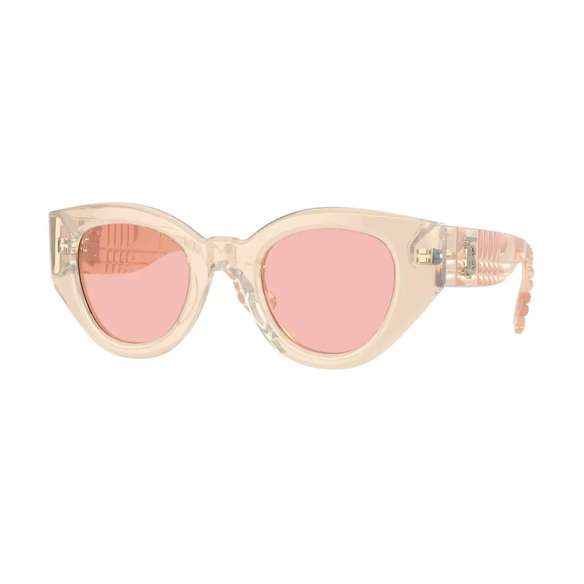 BE 4390 Meadow Pink Light 4060/5 Size 47 Sunglasses by Burberry