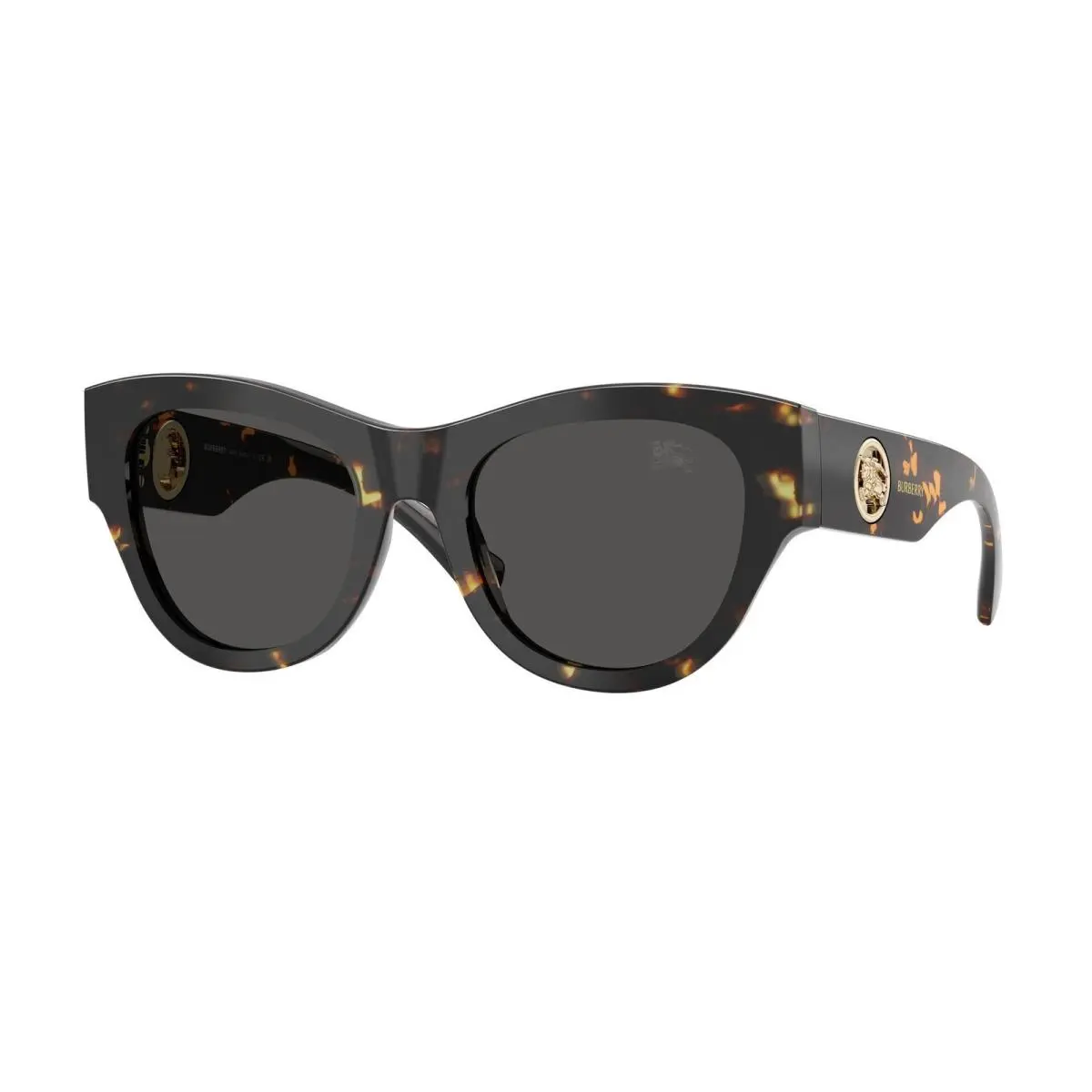 BE 4491 Yellow Havana / Dark Grey 410687 Size 52 Sunglasses by Burberry
