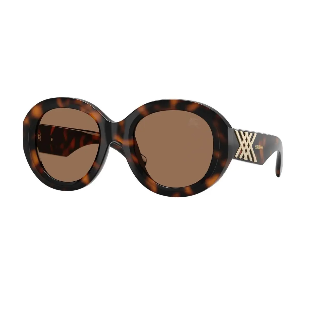 BE 4497 U Dark Tortoise / Brown 300273 Size 52 Sunglasses by Burberry