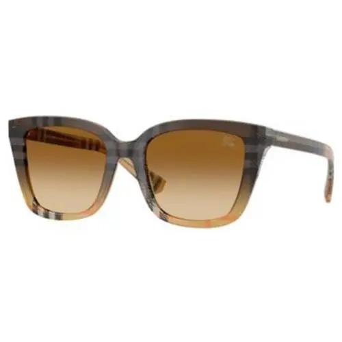 BE 4487 Check Gradient Sand / Brown 420213 Size 52 Sunglasses by Burberry