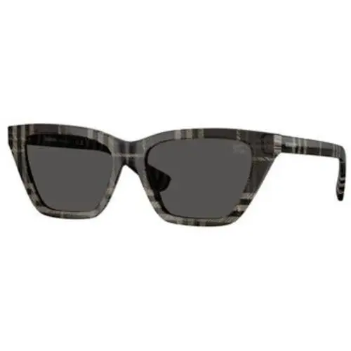 Burberry BE 4468 F Check Grey / Dark 419987 Size 54 Sunglasses