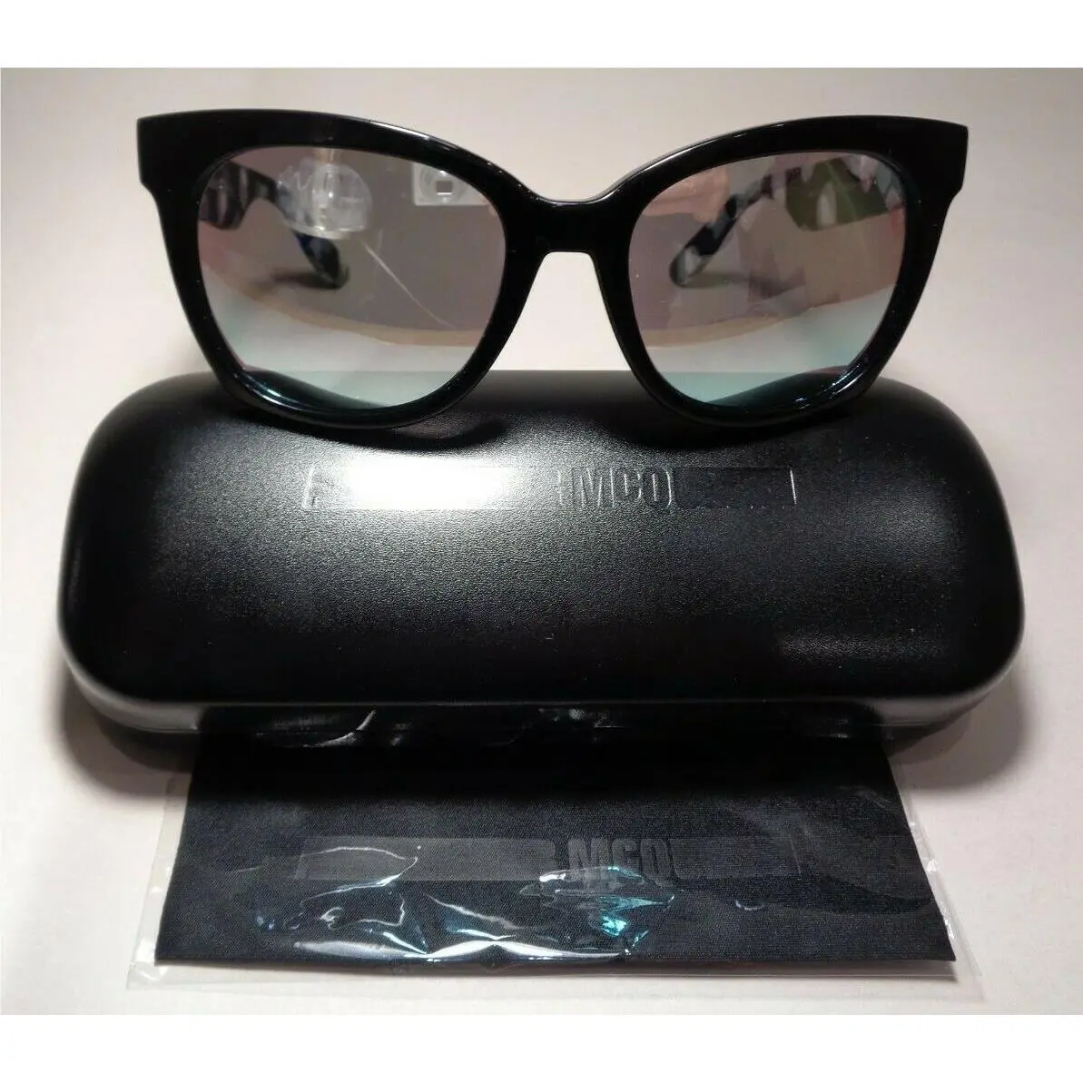 Mcq by Alexander Mcqueen MQ0011S Black White Silver Men`s Sunglasses by Alexander McQueen
