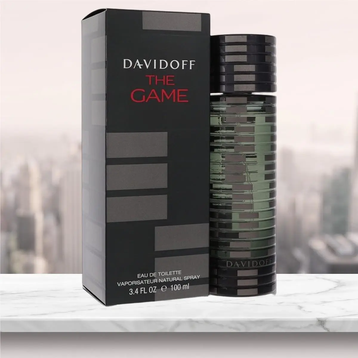 The Game Eau De Toilette Spray By Davidoff - 3.4 oz