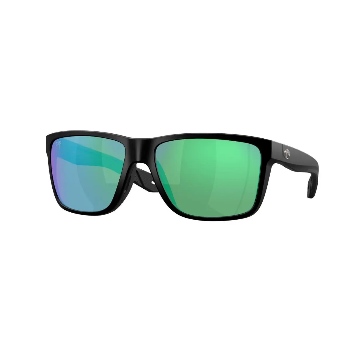 Costa Del Mar 6 S 9120 Matte Black / Green Mirror 580g 912002 Size 58 Sunglasses