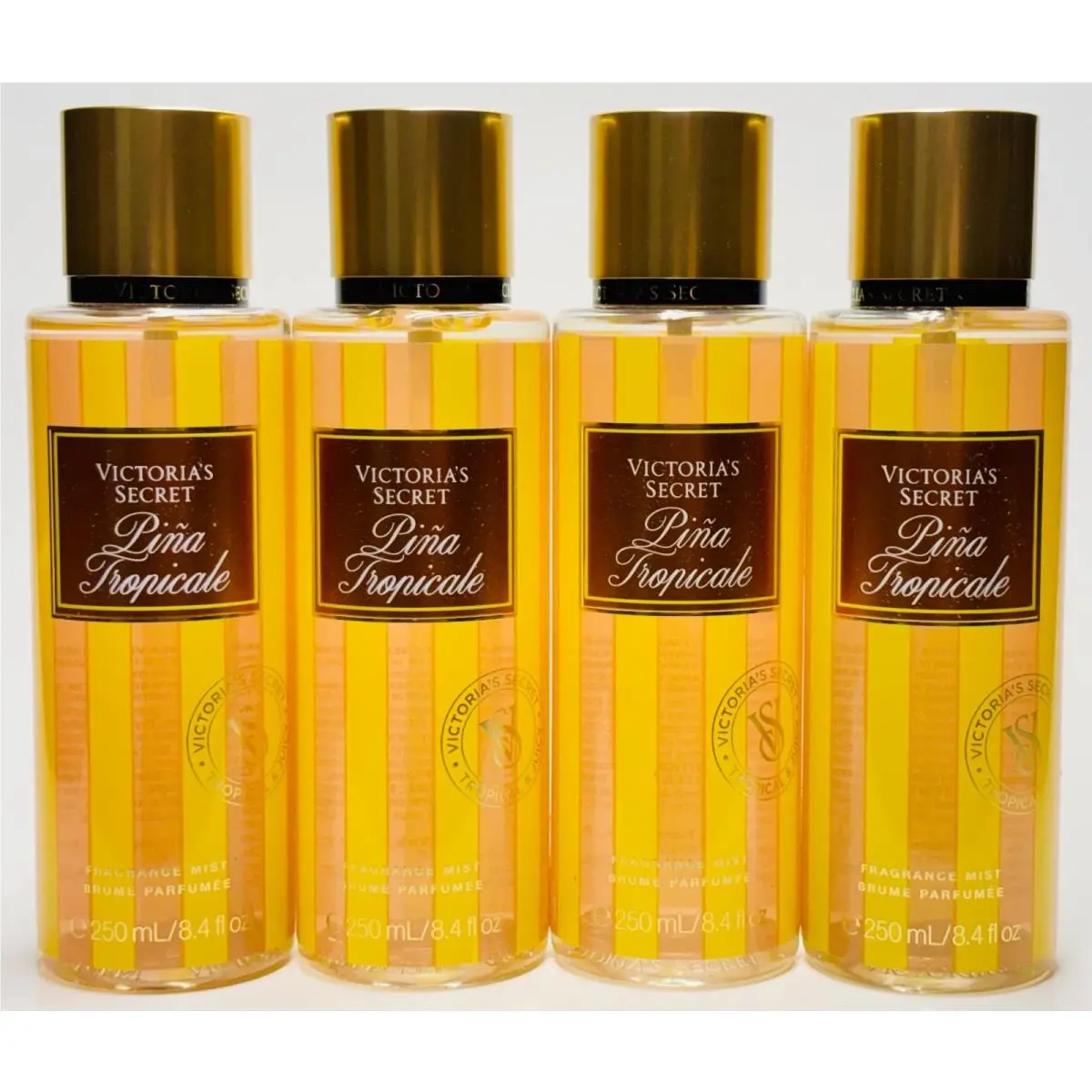 4 Victoria`s Secret Pina Tropicale Fine Fragrance Body Mist Spray 8.4oz