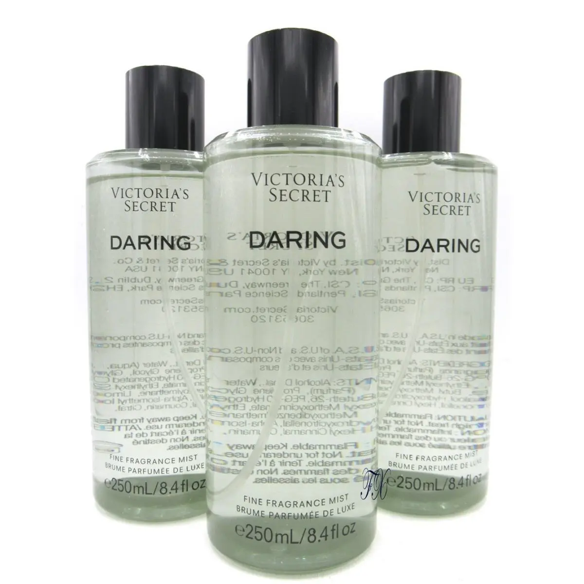 Victoria`s Secret Daring Fragrance Mist 8.4 FL OZ Lot OF 3 Pcs by Victoria's Secret