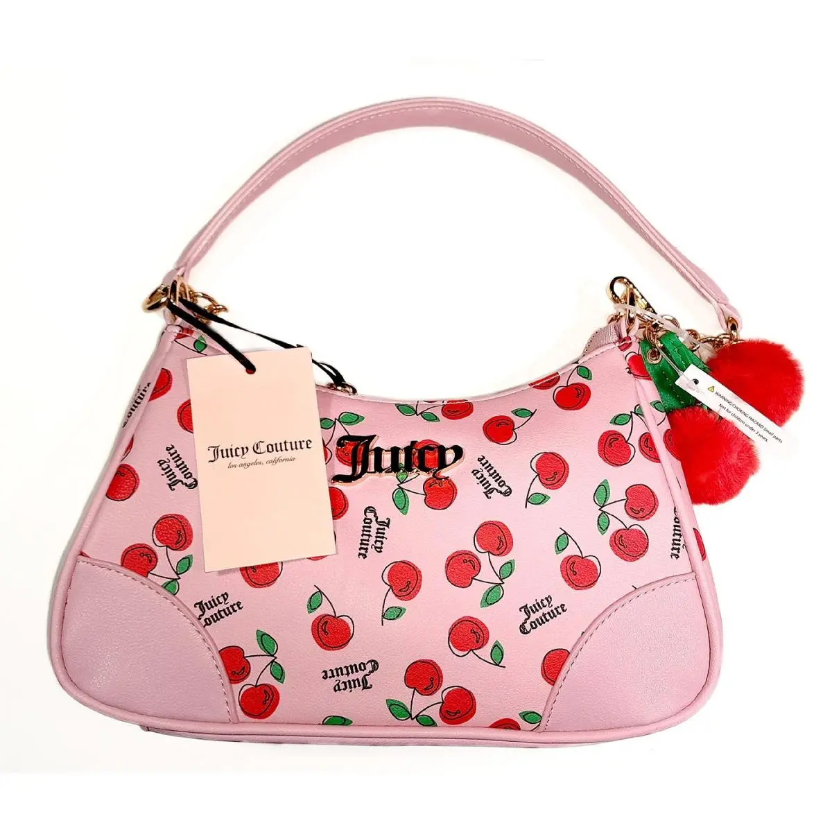 Juicy Conture Cherry Girl Handbag W/tassles Shoulder Strap by Juicy Couture