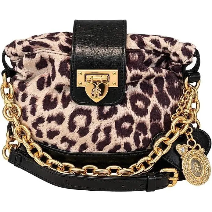 Fashionable Juicy Bucket Bag Crossbody Snow Leapord Y2K by Juicy Couture