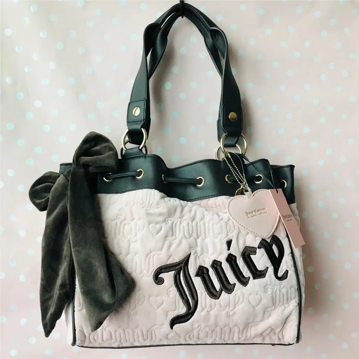 Vintage Dreams Tote Bag Dusty Blush/chocolate Daydreamer by Juicy Couture
