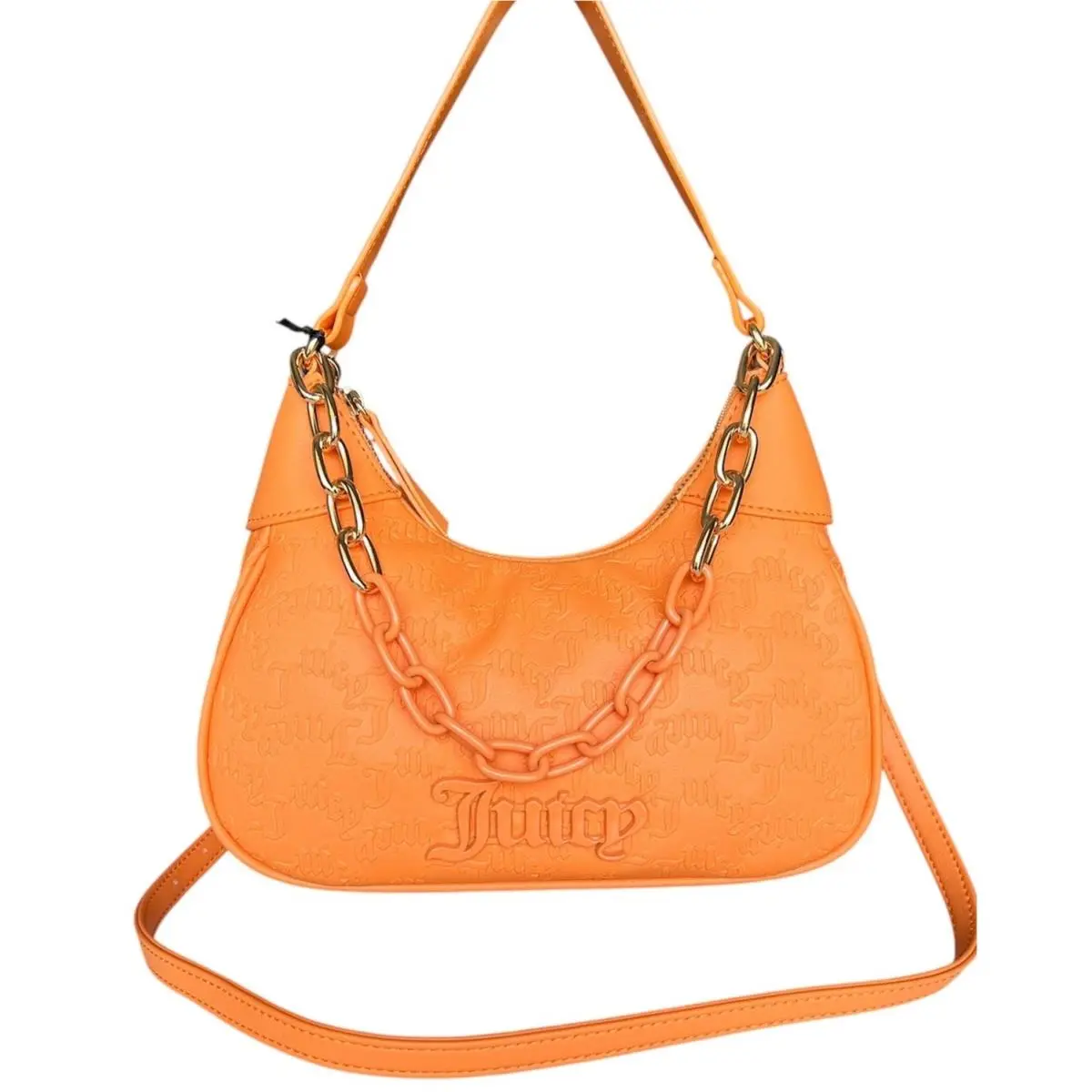 Cant Tame Her Orange Crush Apricot Shoulder Bag by Juicy Couture
