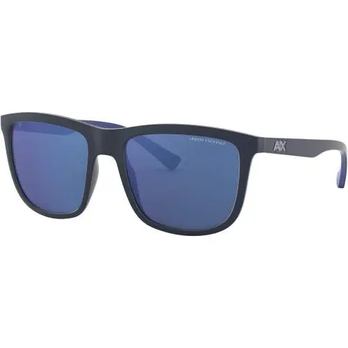 AX4093 829555 56mm Man Sunglasses Matte Blue Frame by Armani Exchange