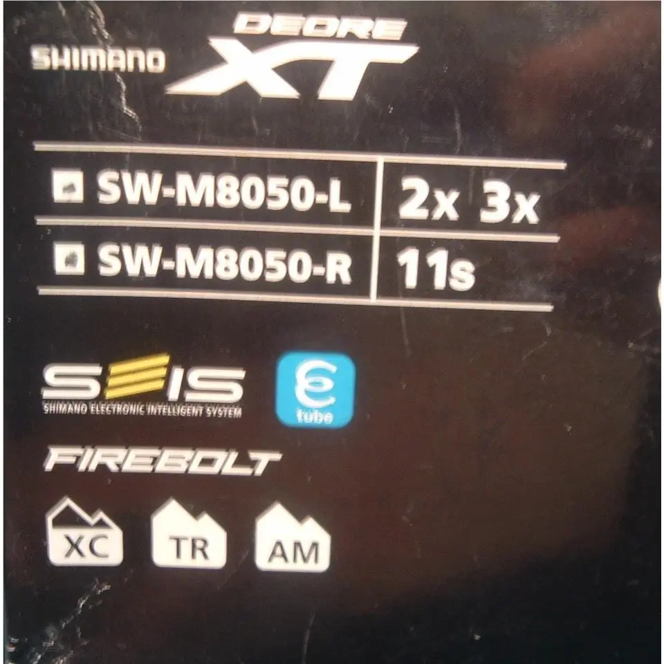 Shimano  - Shimano Deore XT SW-M8050 - Deore - SW-M8050 - Black 5