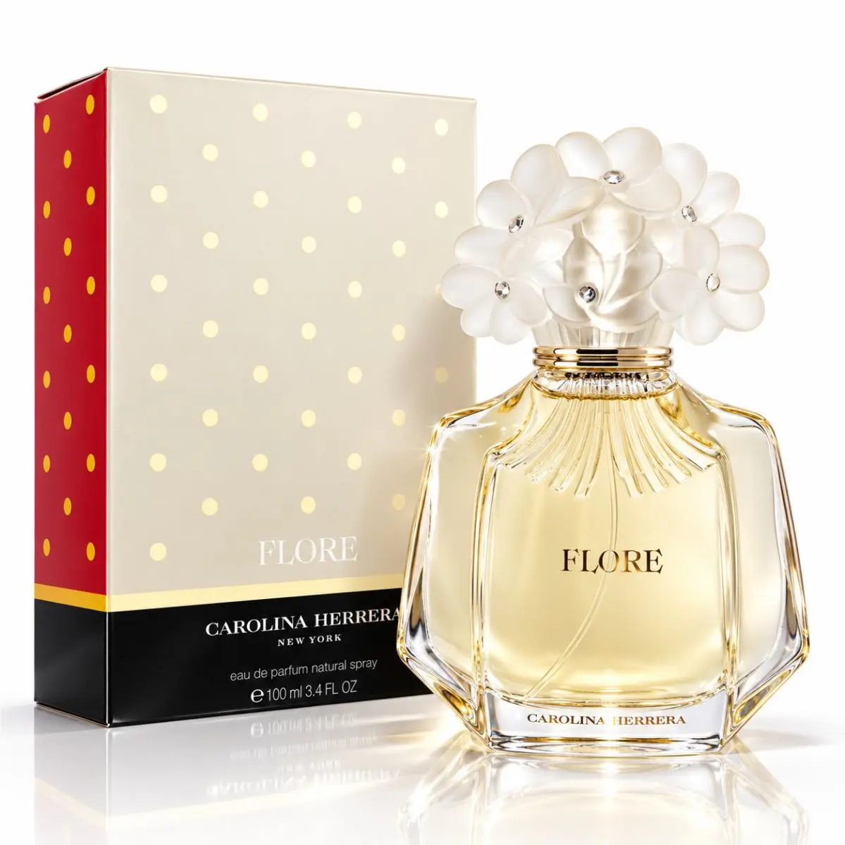 Flore  3.4 oz 100 ml Eau De Parfum Spray For Women Faded Box by Carolina Herrera