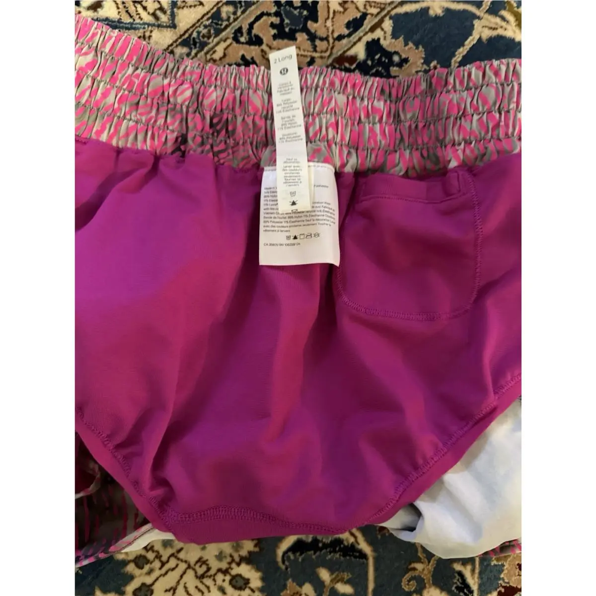 Lululemon clothing - Euphoria Grey Multi After Dusk Reflective Pink Mul 8