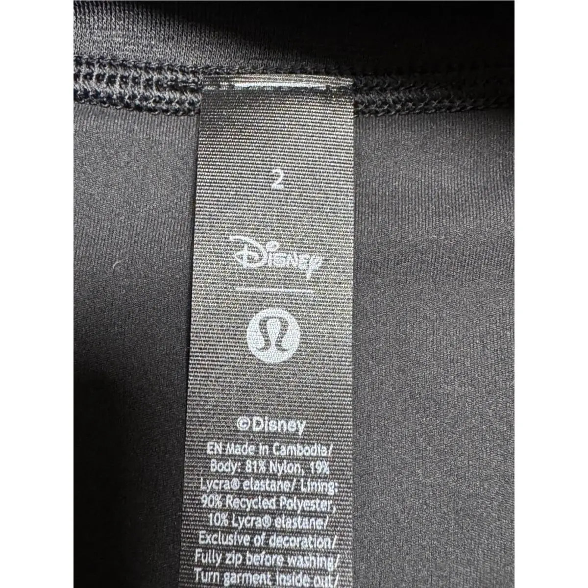Lululemon clothing - Mickey Mouse - Mickey Mouse - Black 4