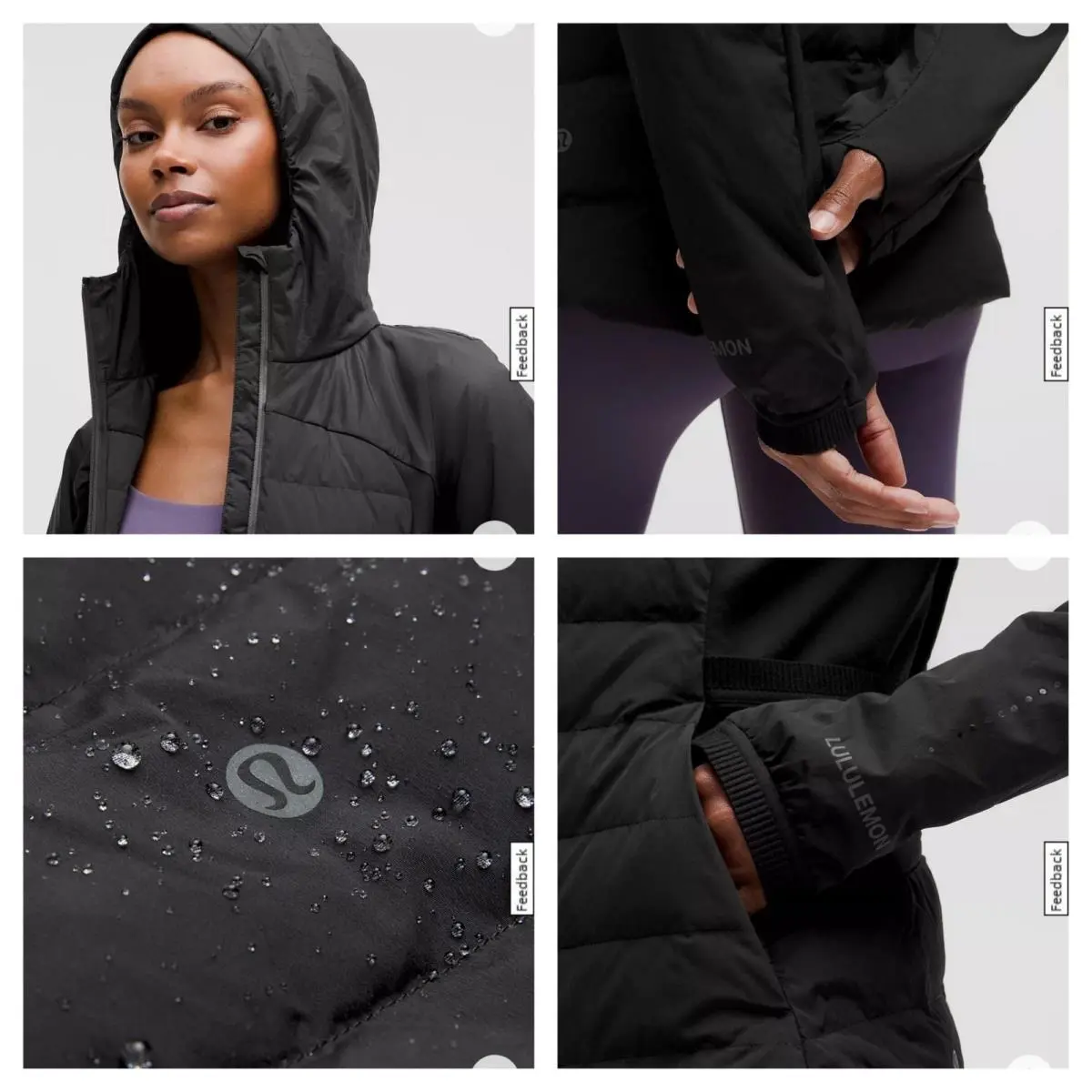 Lululemon clothing - Down For It All - Down For All - Black 1