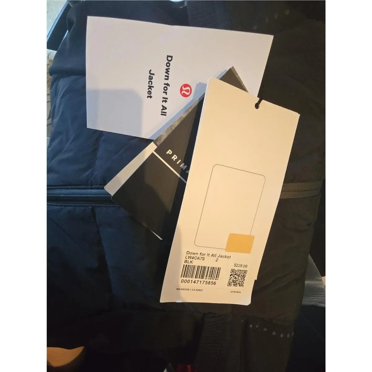 Lululemon clothing - Down For It All - Down For All - Black 5