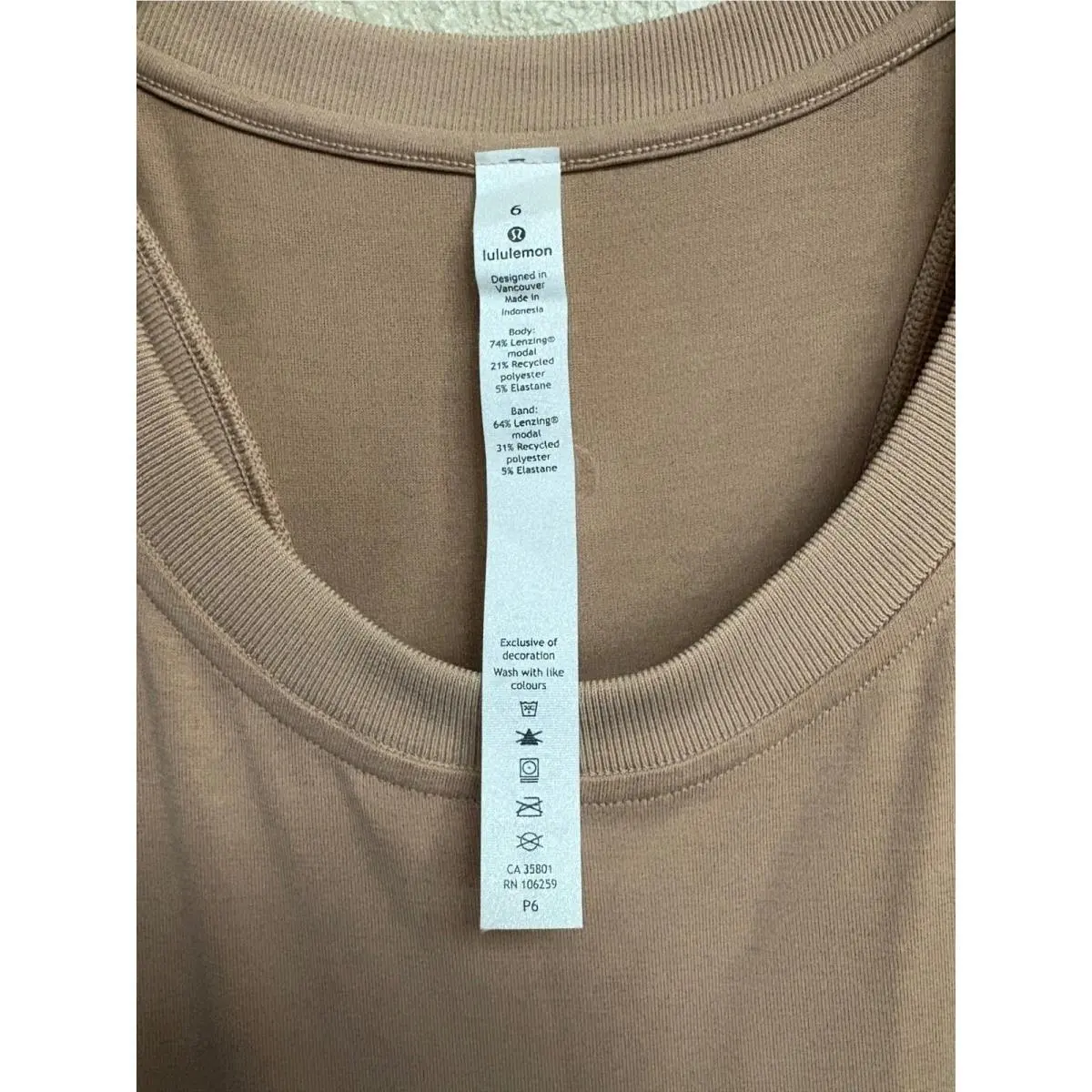 Lululemon clothing - Brown 1