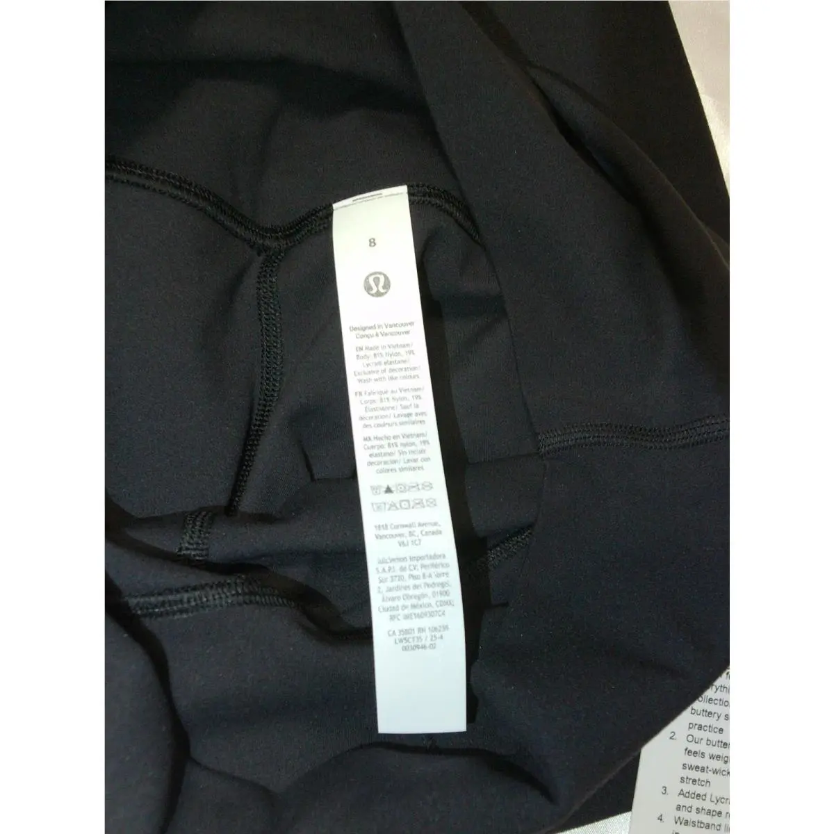Lululemon clothing - Black 3