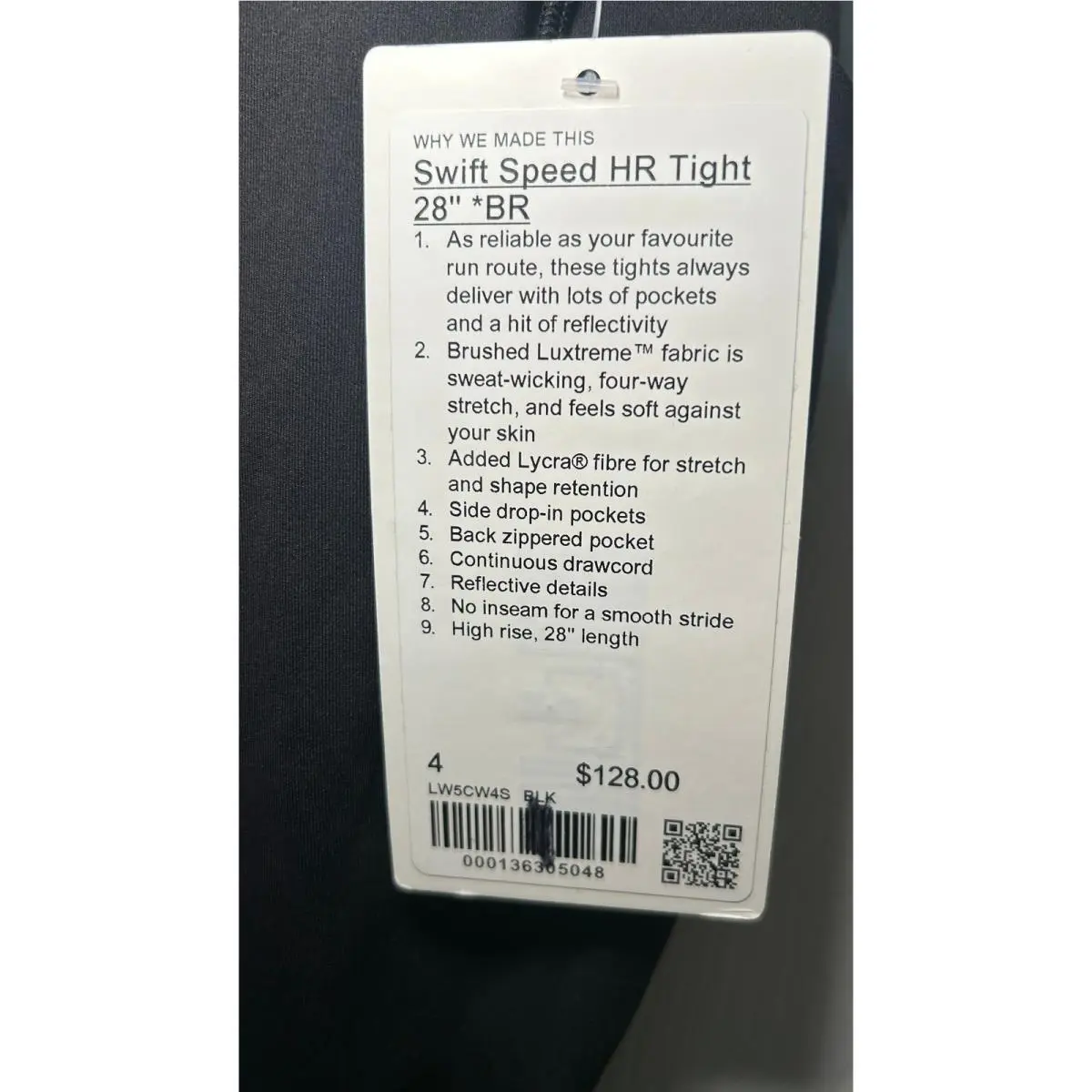 Lululemon clothing - Swift Speed High-Rise Tight 28