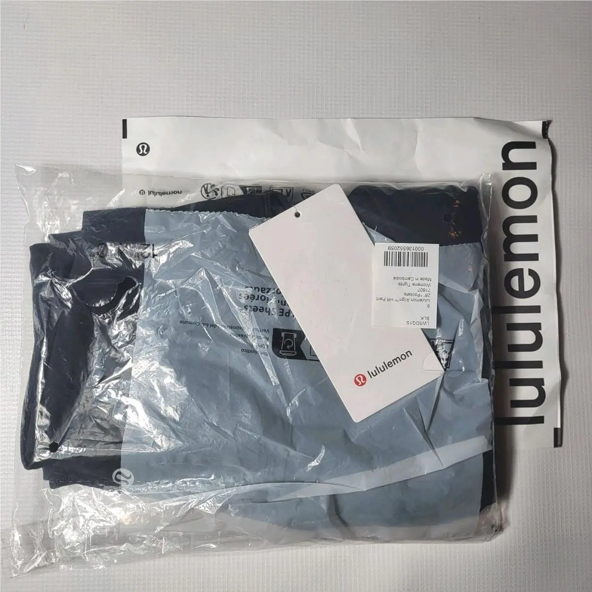 Lululemon Align HR Pant 28” From Factory Pockets - Black - Size 8