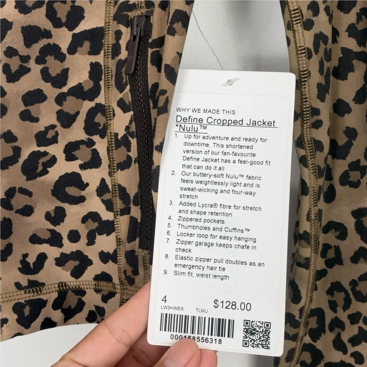 Lululemon clothing - Lululemon Define Jacket Cropped Nulu - true leopard multi 2