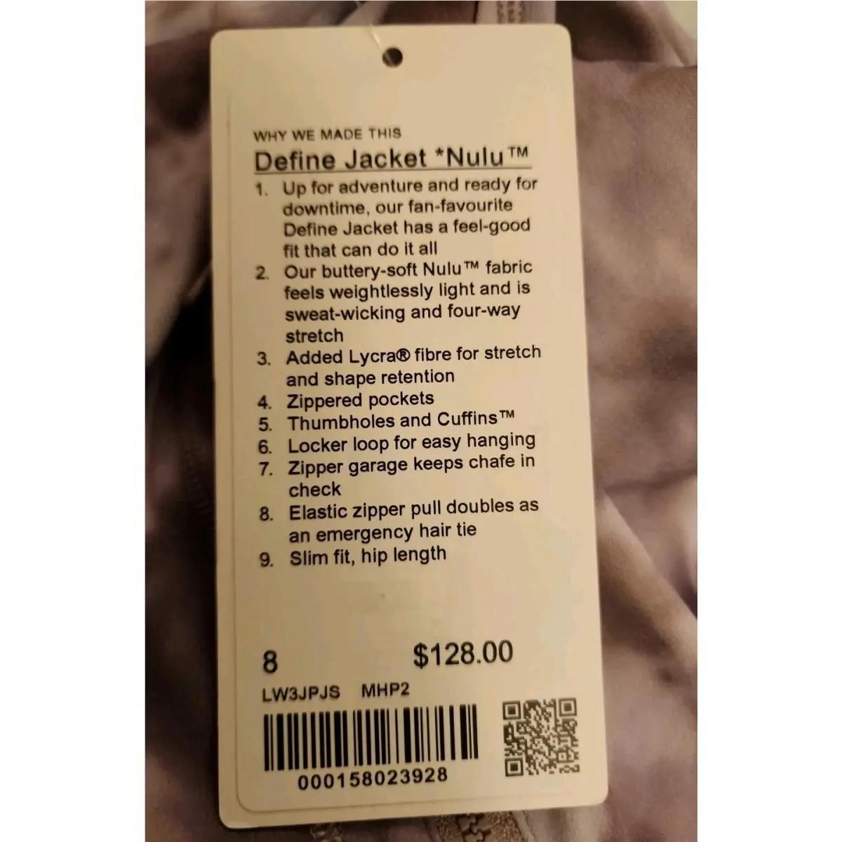 Lululemon clothing - Lululemon Define jacket Nulu - Define jacket Nulu - W3JPJS - Meadow Haze Pink Multi 10