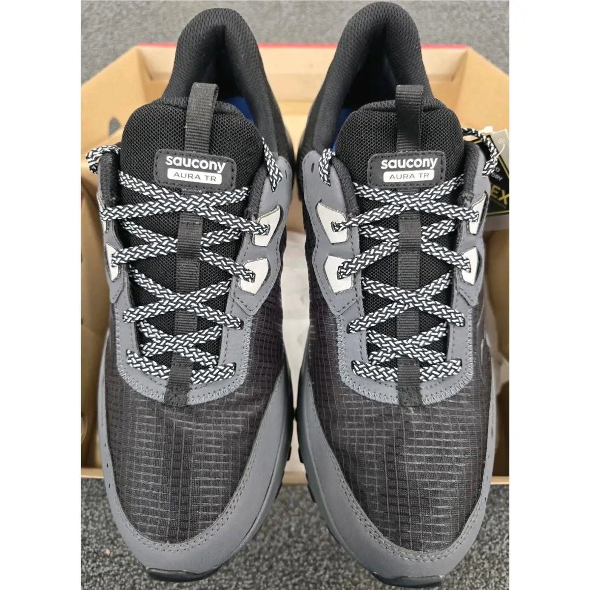 Saucony shoes - Saucony Aura TR GTX - Aura GTX - Shadow/Black (UPC: 195019425019) 0