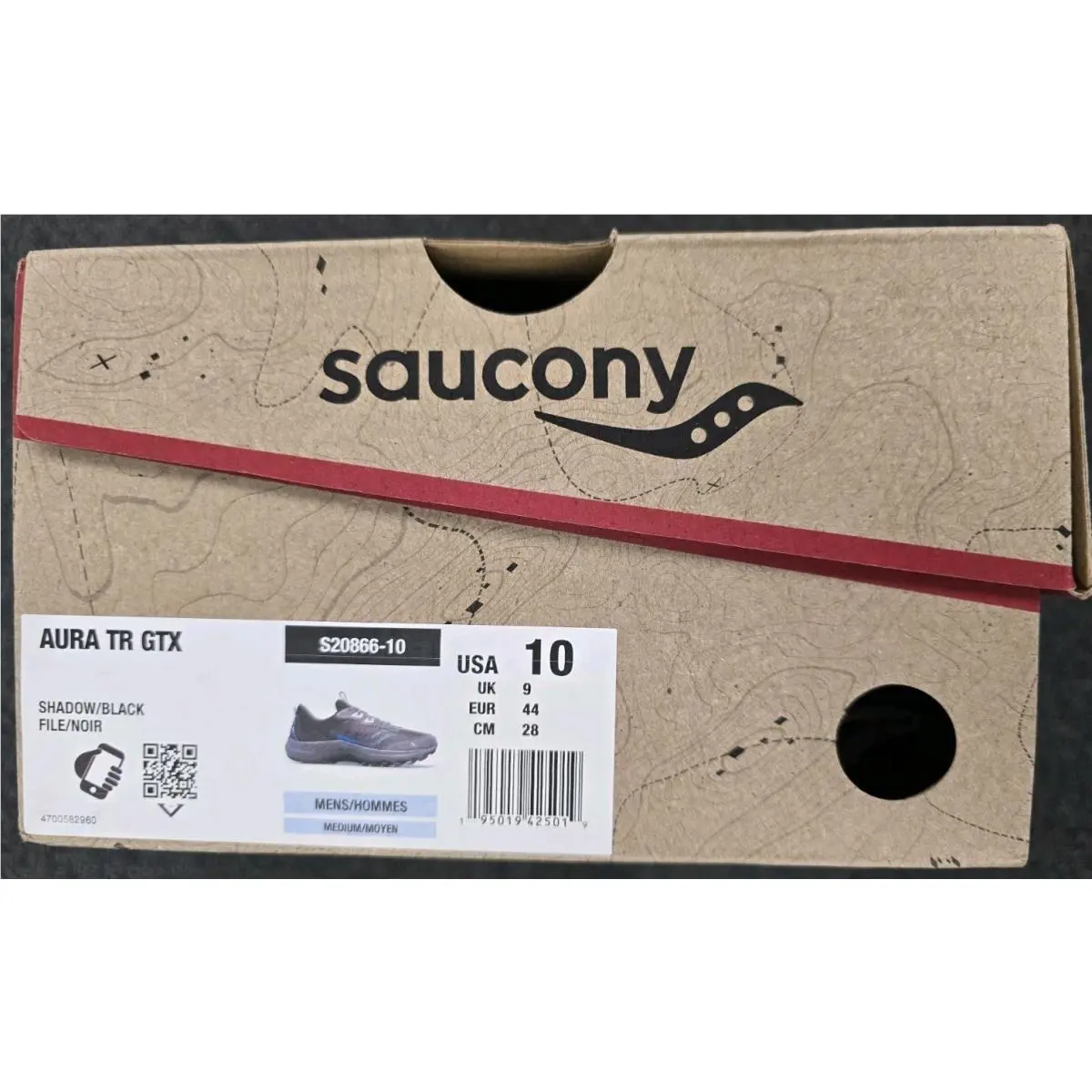 Saucony shoes - Saucony Aura TR GTX - Aura GTX - Shadow/Black (UPC: 195019425019) 6