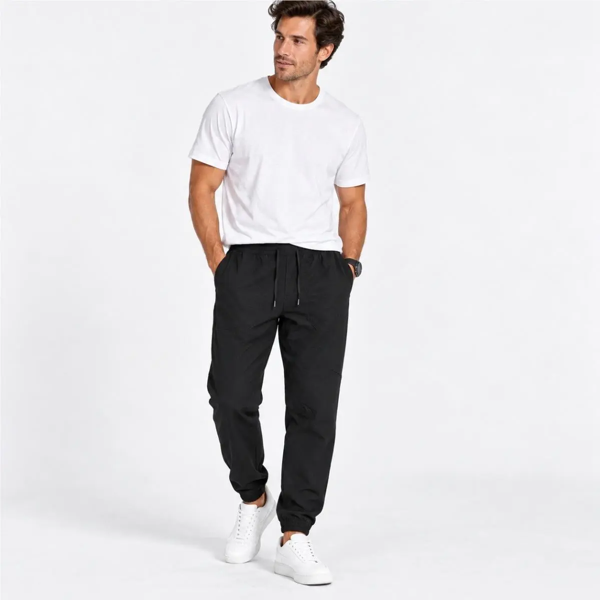 Lululemon License to Train Textured Jogger Pantsmens L Black Athlesuire Gym