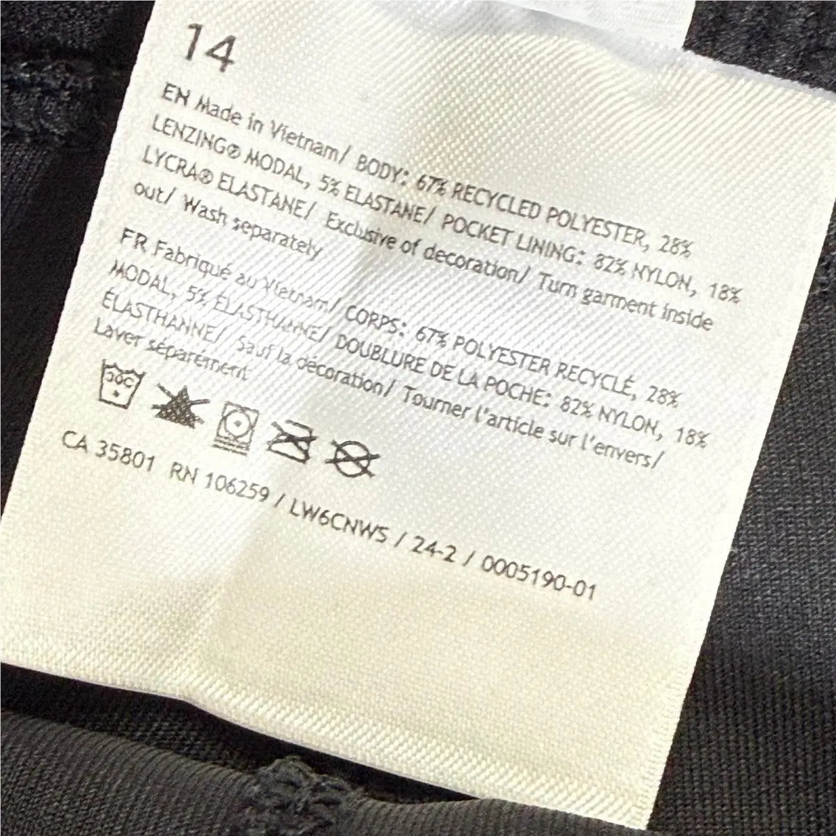 Lululemon clothing - Black 3
