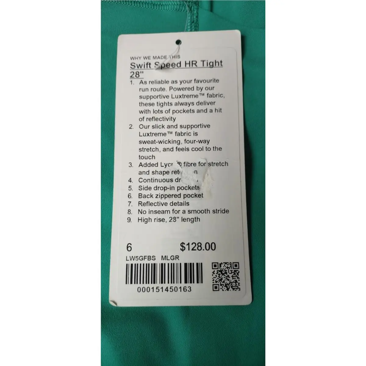 Lululemon clothing - Green 8