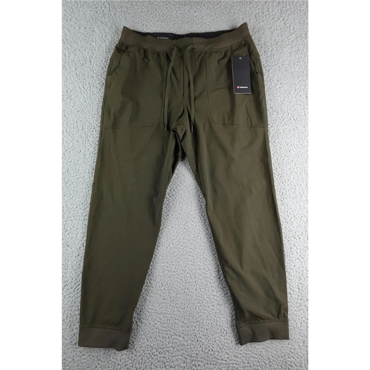 Lululemon Abc Jogger Pants Mens 2XL Green Warpstreme Tapered Stretch Performance