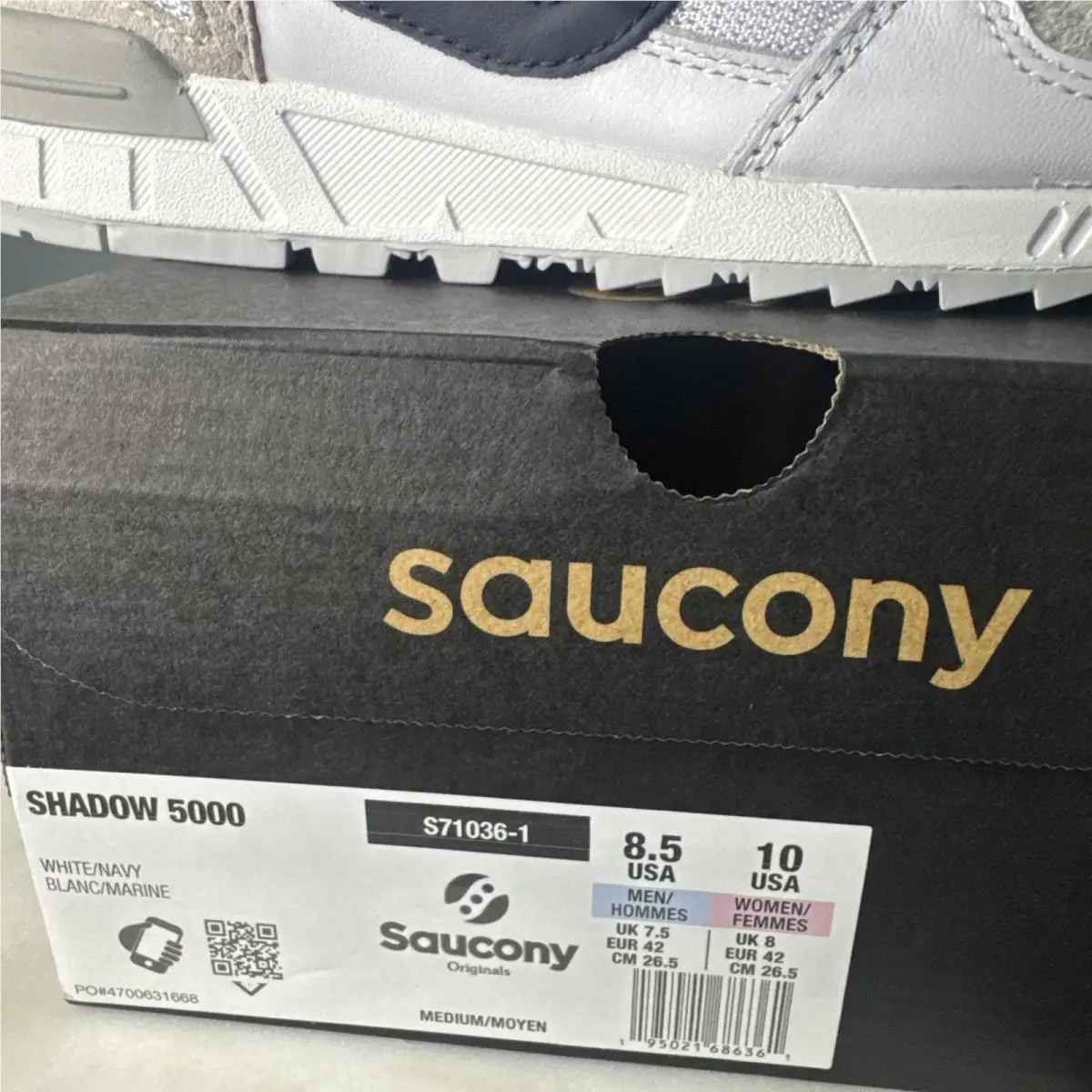 Saucony shoes - Saucony Shadow 5000 - Shadow - S70665-43 - Blue, Manufacturer: Shadow/Navy 12