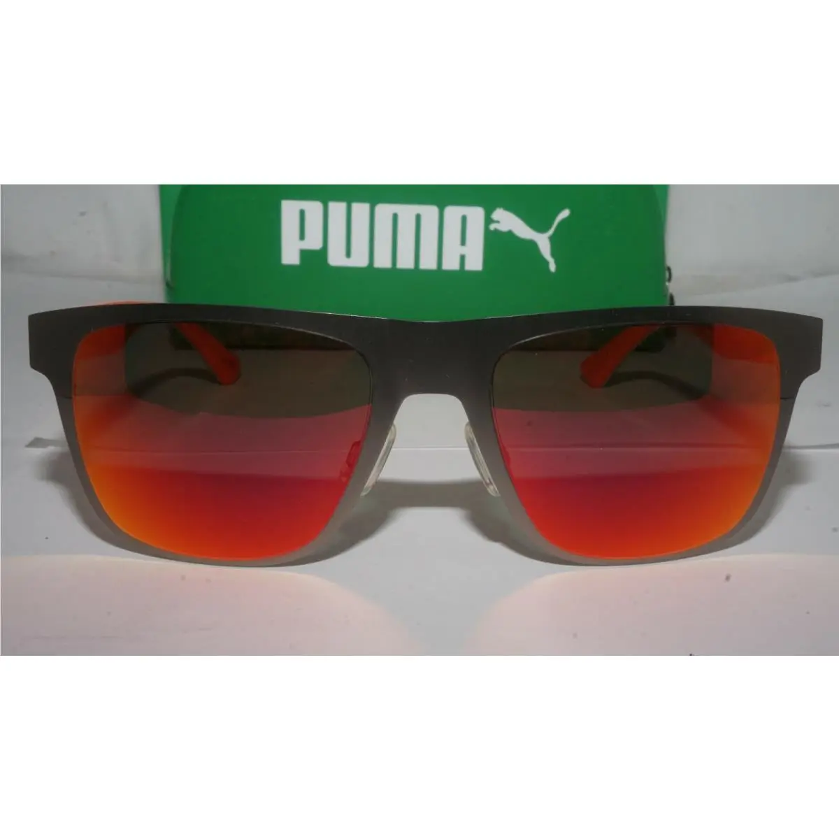 Puma Sunglasses Black Fire Mirror Wynwood PU0069S 002 53 19 140