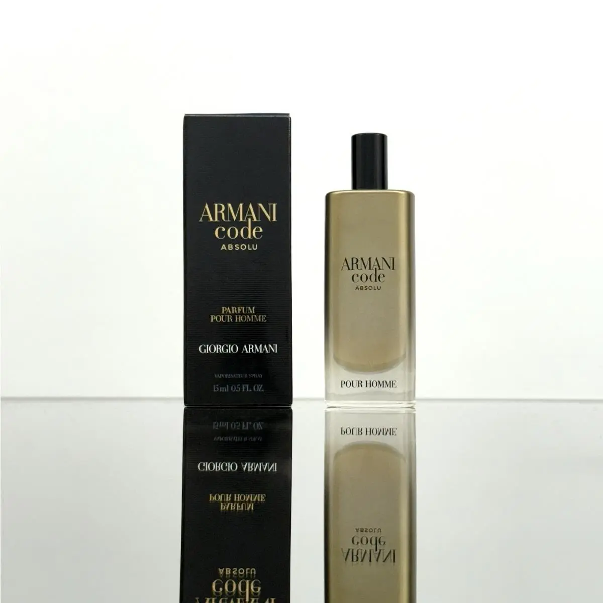 Giorgio Armani Armani Code Absolu Men Parfum 0.5oz-15ml Spray Travel Size C87
